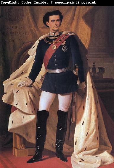 Ferdinand von Piloty Koning ludwig II van beieren